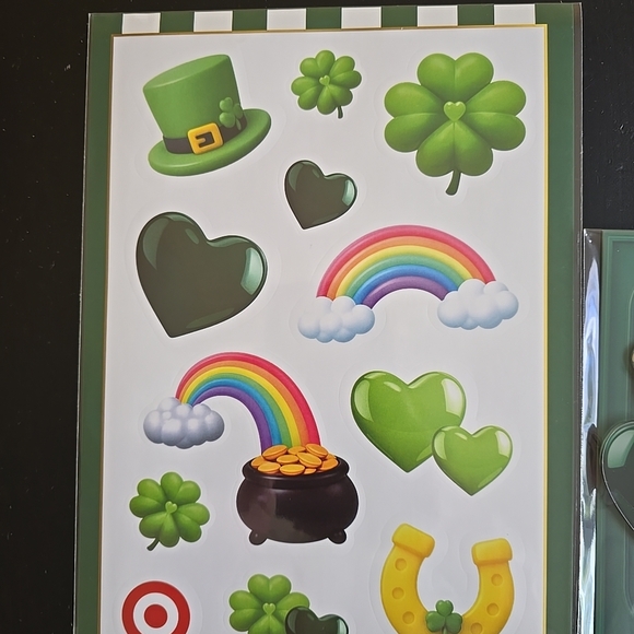 Target St. Patrick's Day Sticker and Keychain Set - Picture 5 of 7